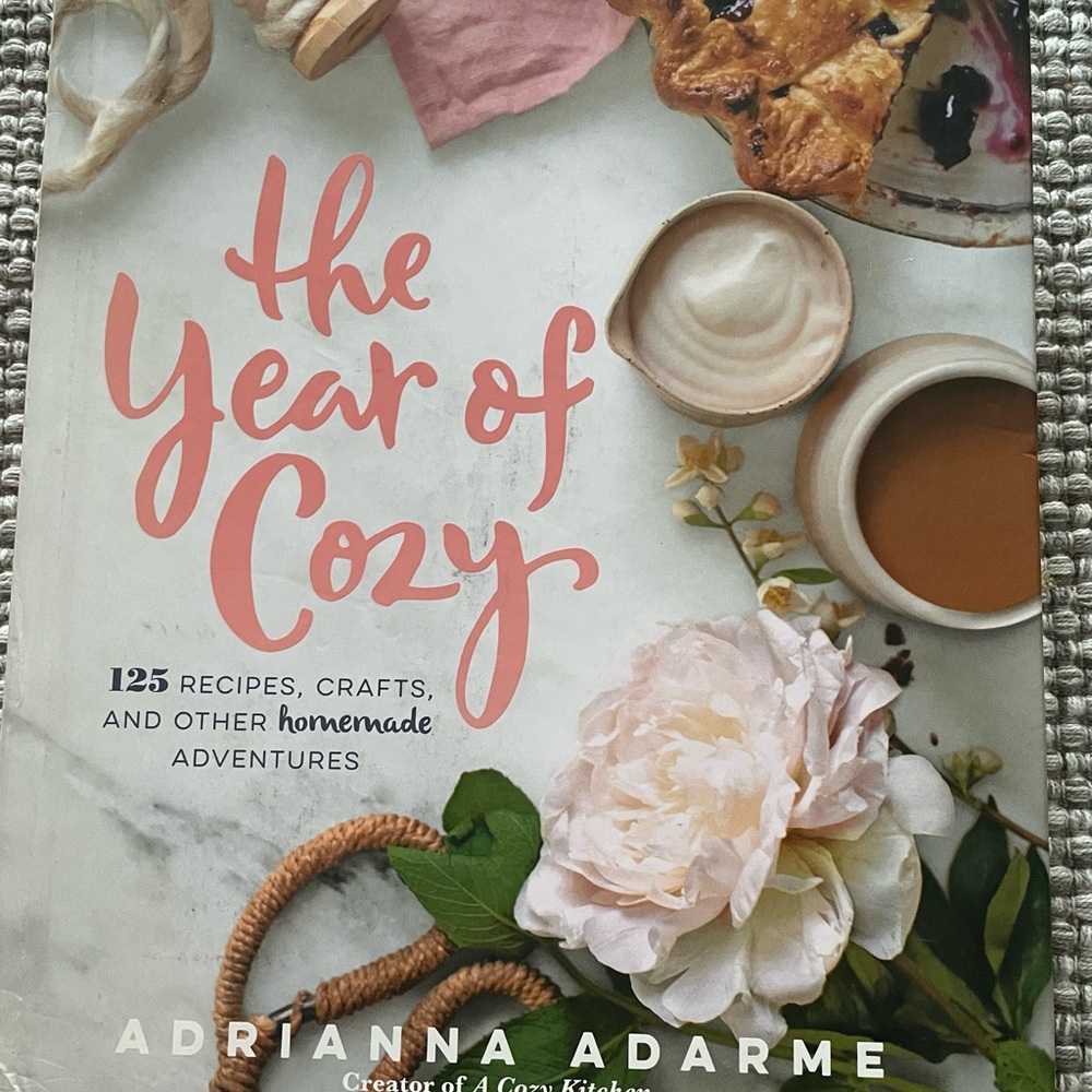 anthropologie The Year of Cozy Book by Adrianna Adarme